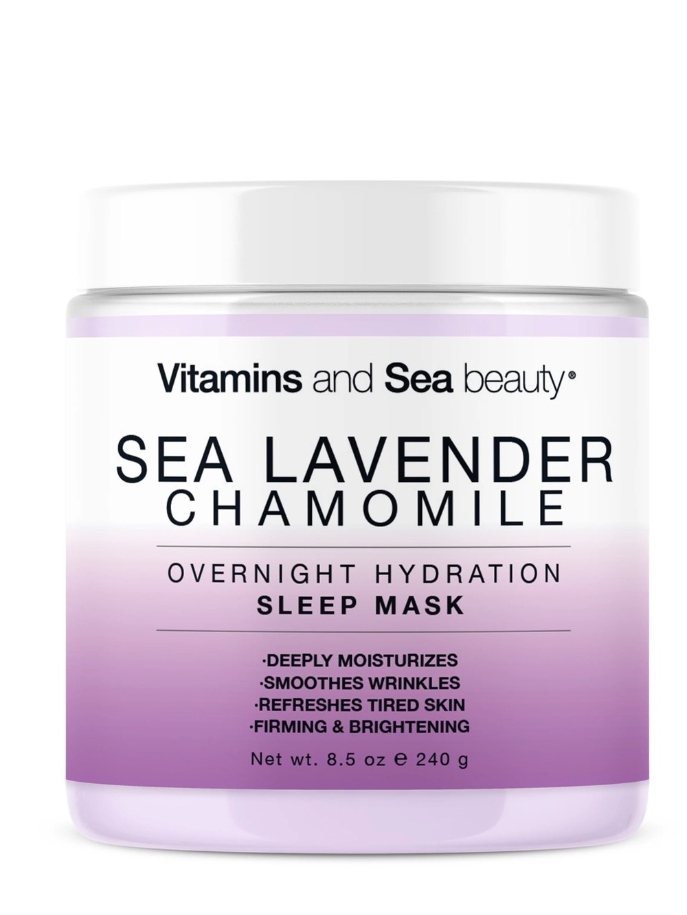 New Vitamins & Sea Beauty Sea Lavender 
Chamomile Overnight Hydration Sleep Mask